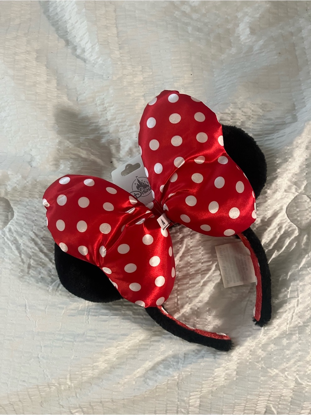 Disney BIG bow
Red Polka Dot Minnie Mouse Ears Headband